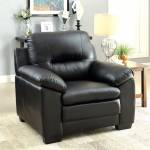 PARMA SINGLE CHAIR IN BLACK PU